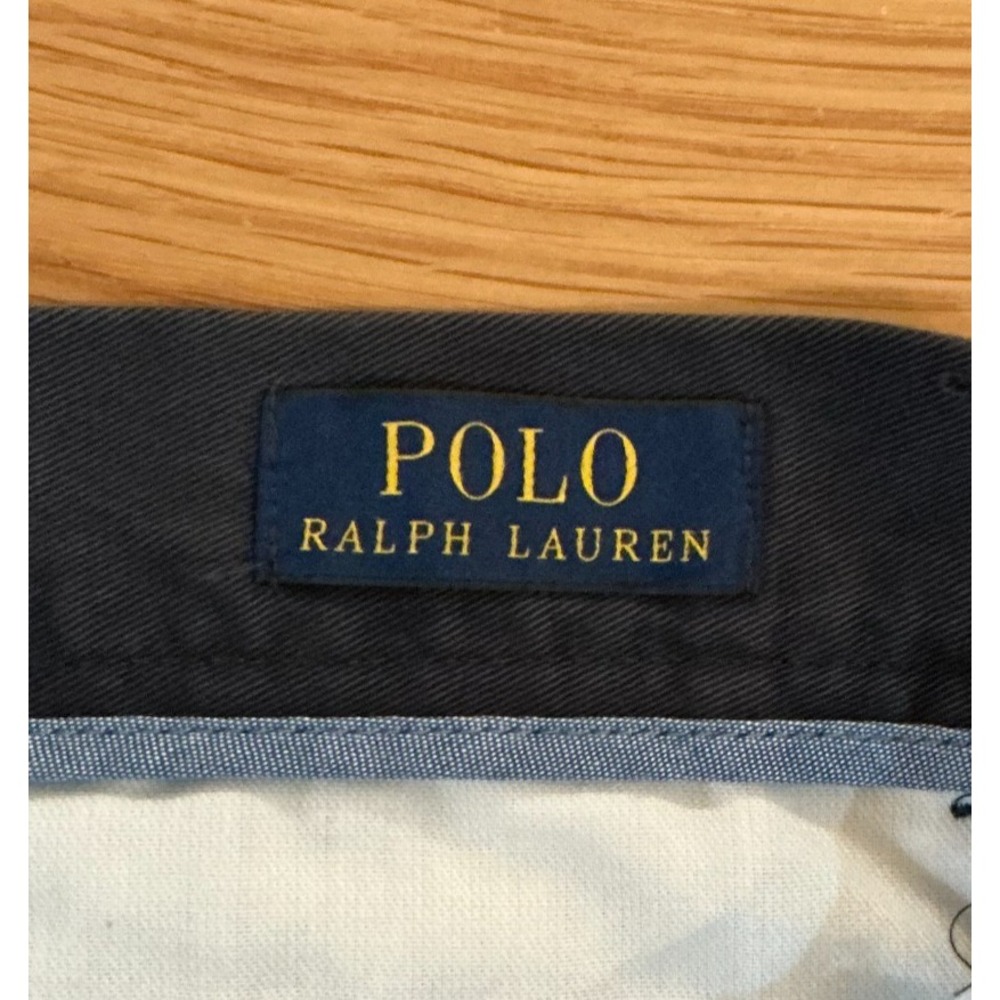 Polo Ralph Lauren Chino Shorts Men's 29 Blue Classic Fit 100% Cotton 9" Inseam - Picture 4 of 9